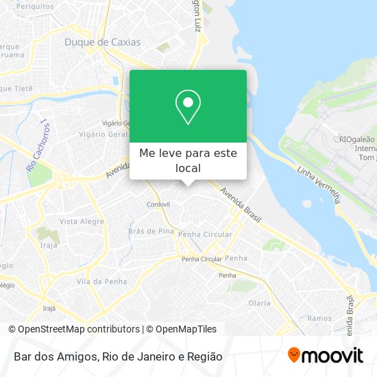 Bar dos Amigos mapa