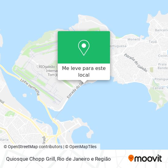 Quiosque Chopp Grill mapa