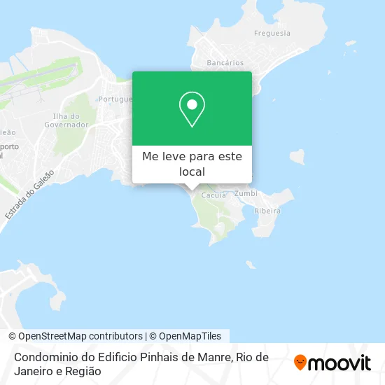 Condominio do Edificio Pinhais de Manre mapa