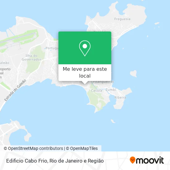 Edificio Cabo Frio mapa