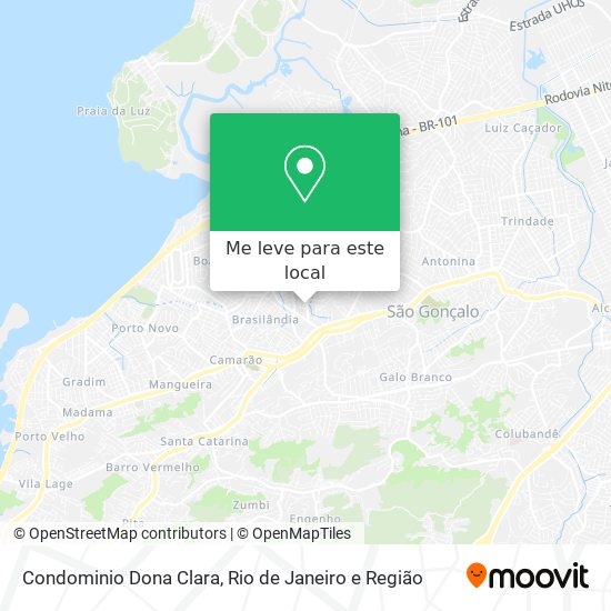 Condominio Dona Clara mapa