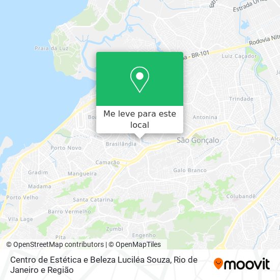 Centro de Estética e Beleza Luciléa Souza mapa