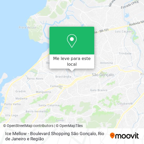 Ice Mellow - Boulevard Shopping São Gonçalo mapa