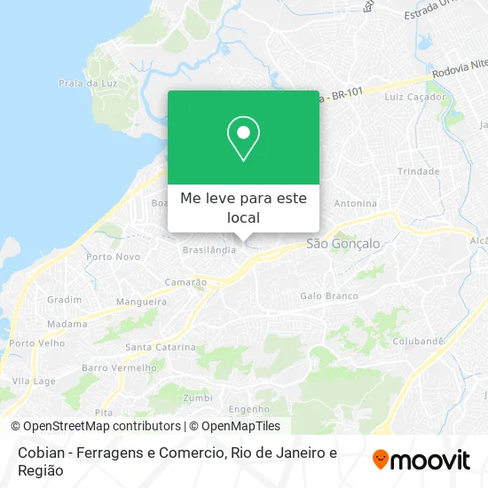 Cobian - Ferragens e Comercio mapa