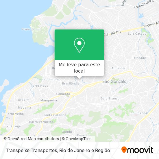 Transpeixe Transportes mapa