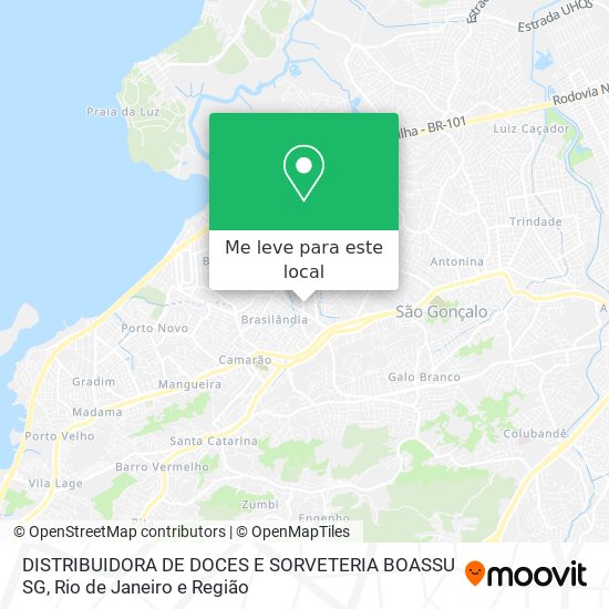 DISTRIBUIDORA DE DOCES E SORVETERIA BOASSU SG mapa