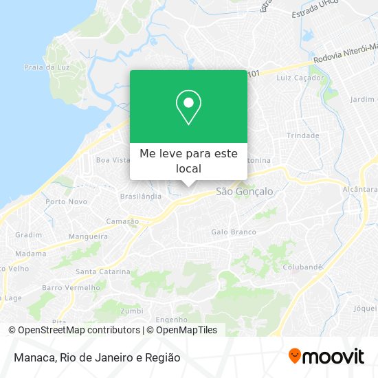 Manaca mapa