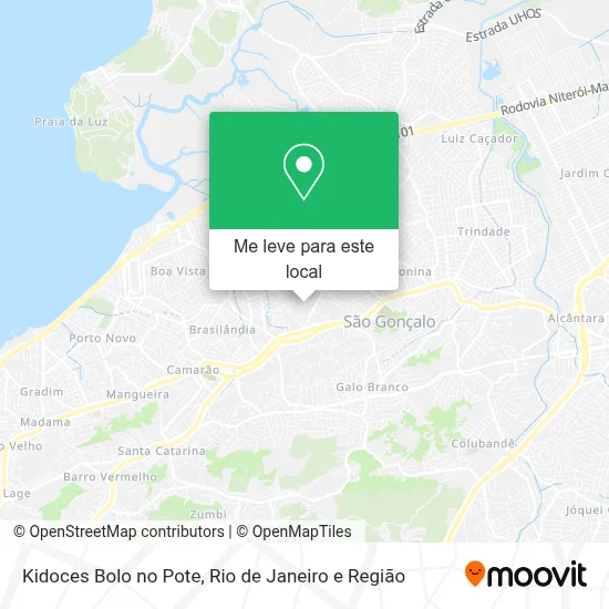 Kidoces Bolo no Pote mapa