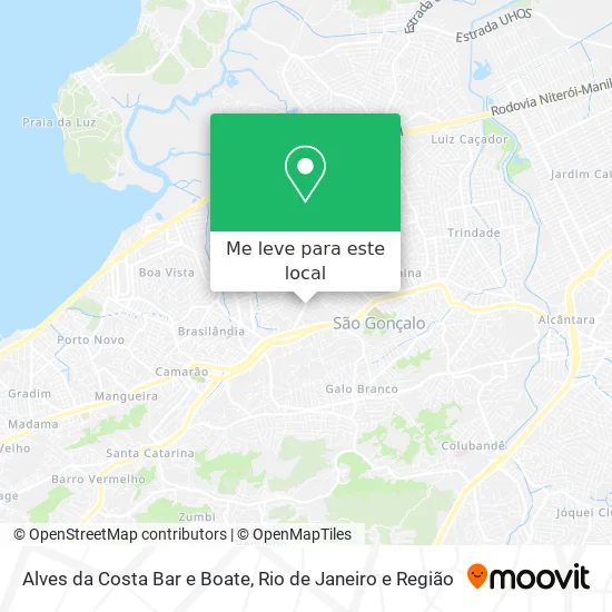 Alves da Costa Bar e Boate mapa