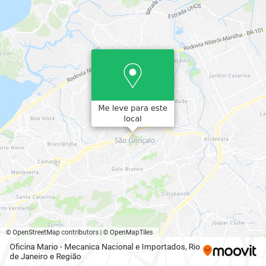 Oficina Mario - Mecanica Nacional e Importados mapa