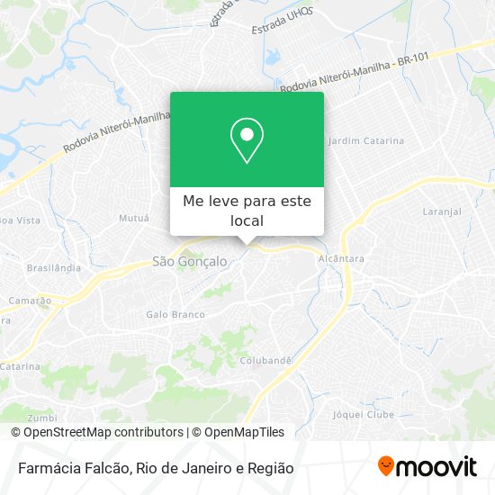 Farmácia Falcão mapa