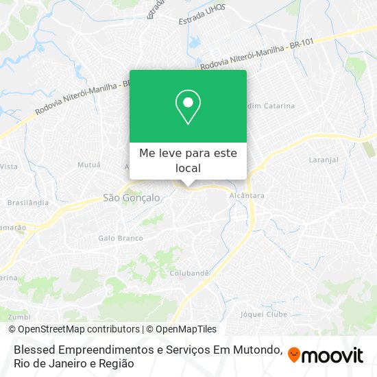 Blessed Empreendimentos e Serviços Em Mutondo mapa