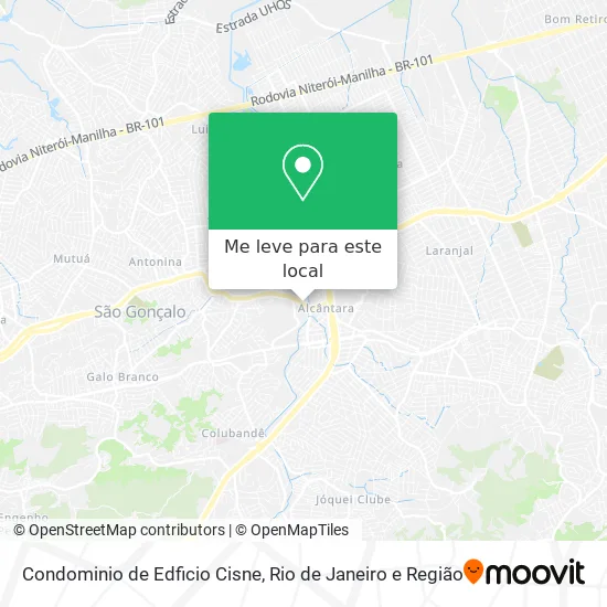 Condominio de Edficio Cisne mapa