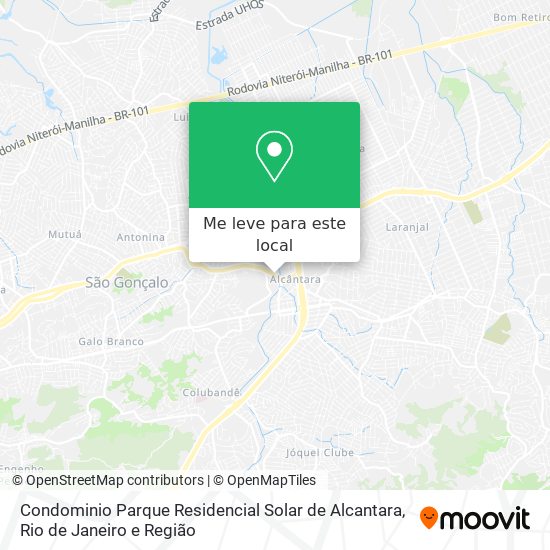 Condominio Parque Residencial Solar de Alcantara mapa