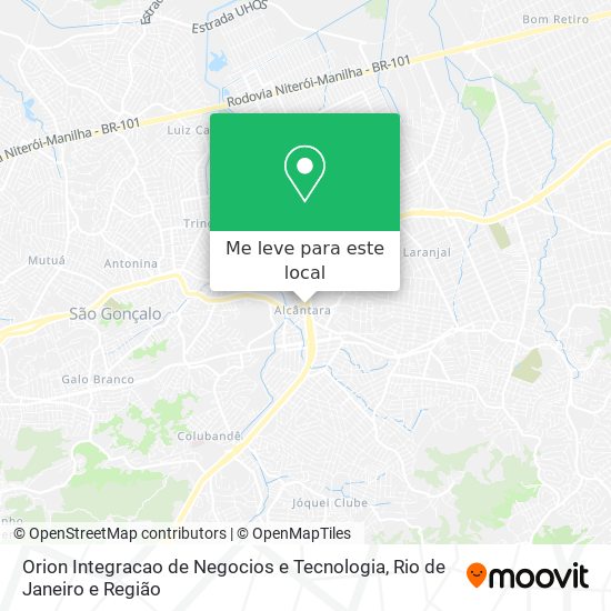 Orion Integracao de Negocios e Tecnologia mapa