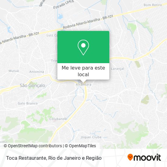 Toca Restaurante mapa