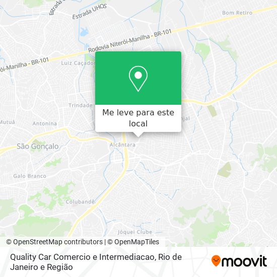 Quality Car Comercio e Intermediacao mapa