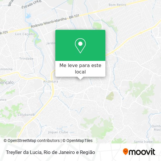 Treyller da Lucia mapa