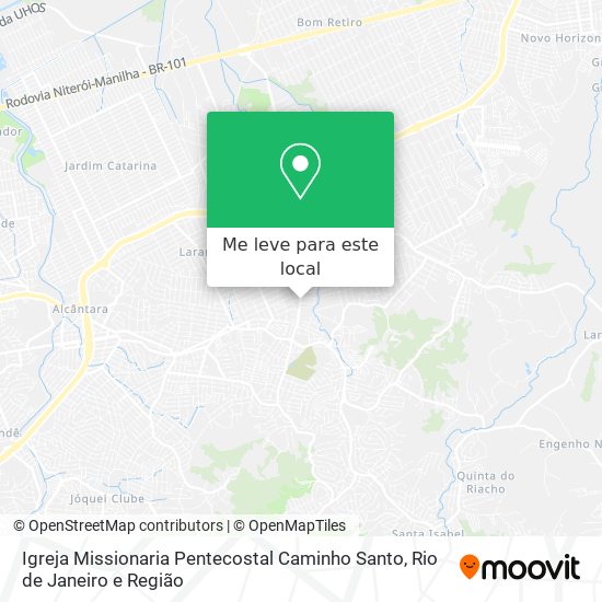 Igreja Missionaria Pentecostal Caminho Santo mapa