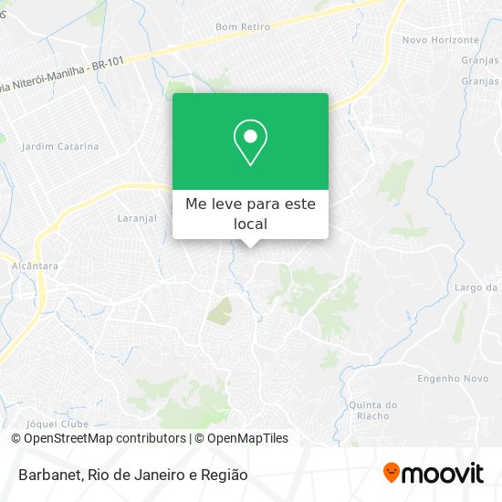 Barbanet mapa