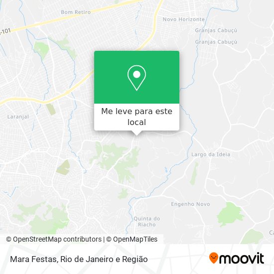 Mara Festas mapa