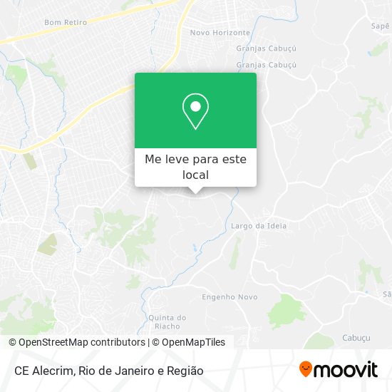CE Alecrim mapa