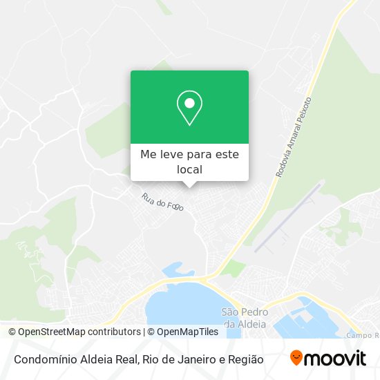 Condomínio Aldeia Real mapa