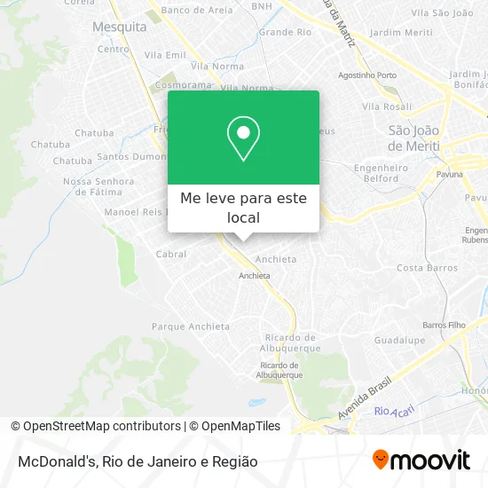 McDonald's mapa