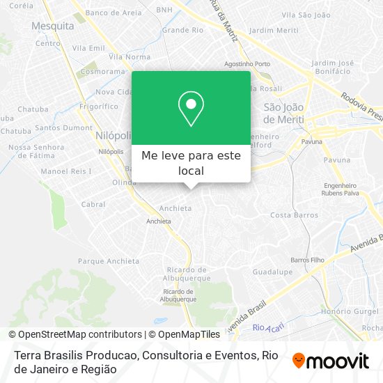 Terra Brasilis Producao, Consultoria e Eventos mapa