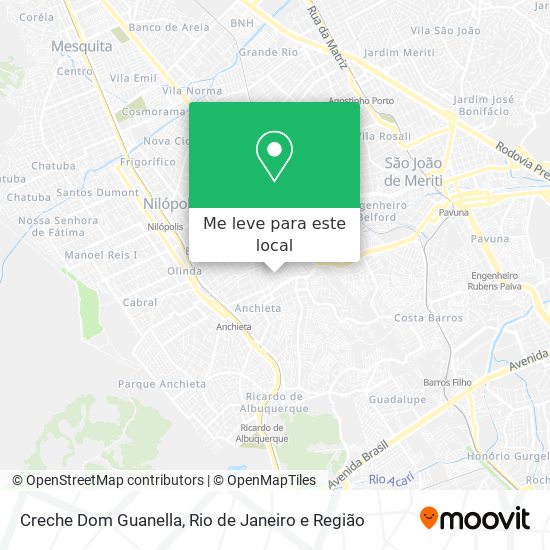 Creche Dom Guanella mapa