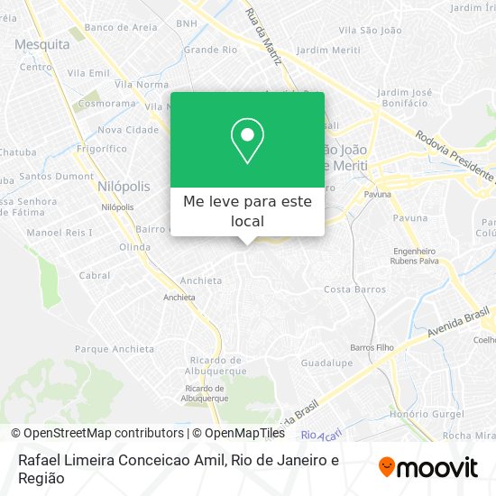 Rafael Limeira Conceicao Amil mapa