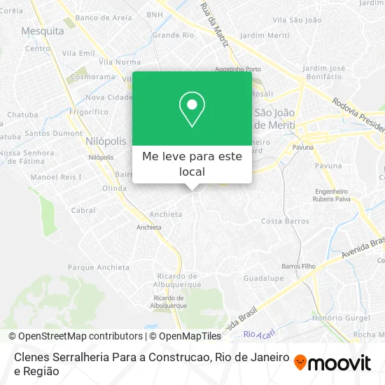 Clenes Serralheria Para a Construcao mapa