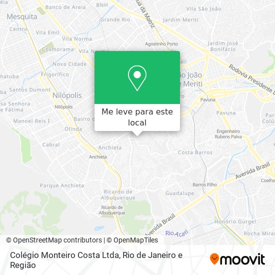 Colégio Monteiro Costa Ltda mapa