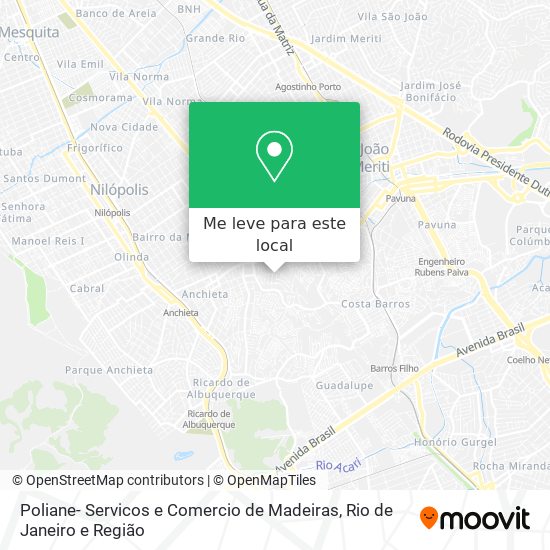 Poliane- Servicos e Comercio de Madeiras mapa