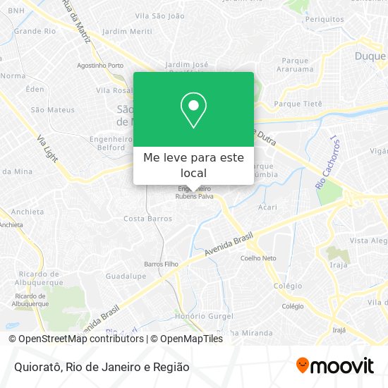 Quioratô mapa