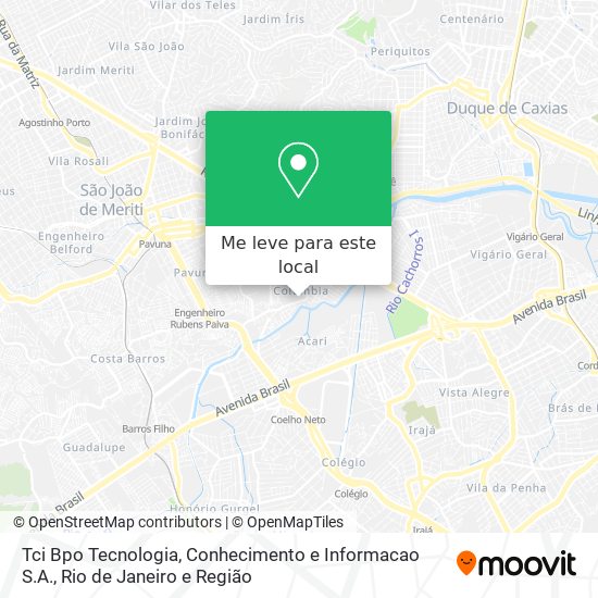 Tci Bpo Tecnologia, Conhecimento e Informacao S.A. mapa