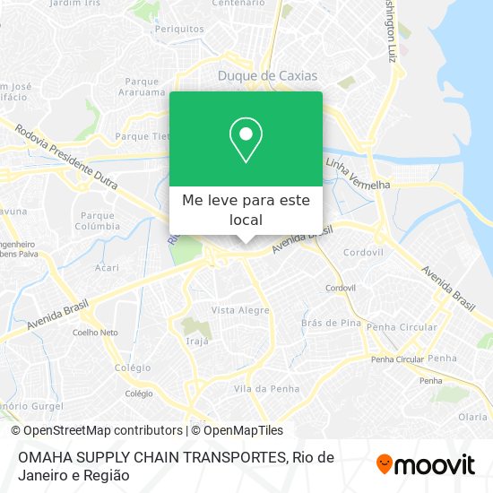 OMAHA SUPPLY CHAIN TRANSPORTES mapa
