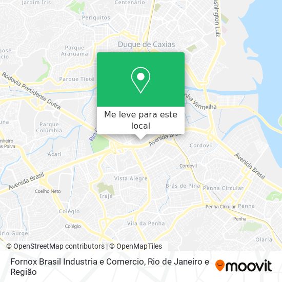 Fornox Brasil Industria e Comercio mapa