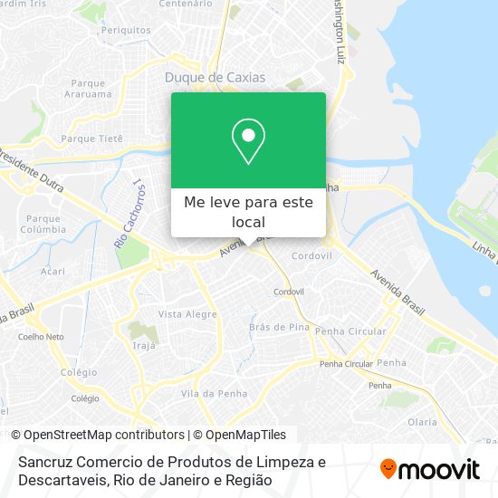 Sancruz Comercio de Produtos de Limpeza e Descartaveis mapa