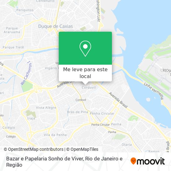 Bazar e Papelaria Sonho de Viver mapa
