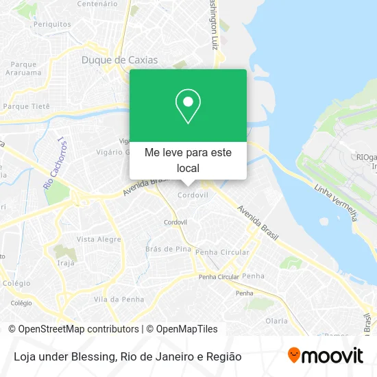 Loja under Blessing mapa