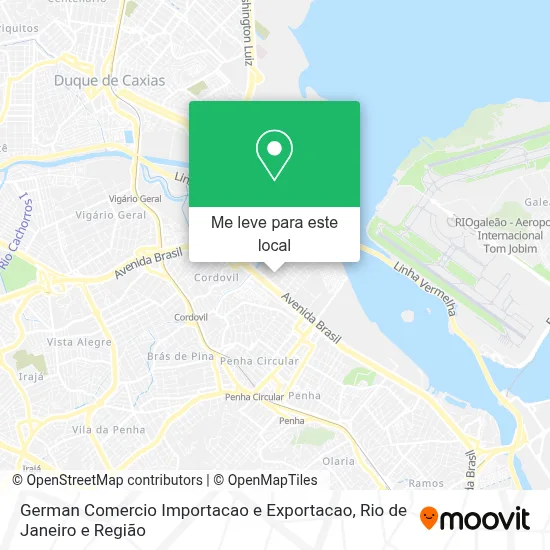 German Comercio Importacao e Exportacao mapa