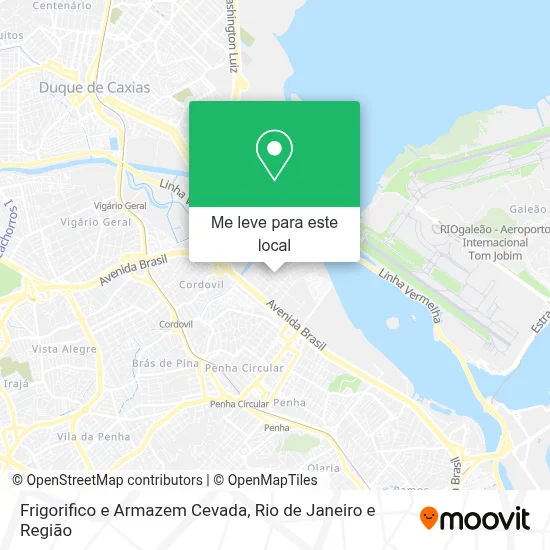 Frigorifico e Armazem Cevada mapa