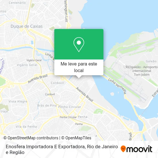 Enosfera Importadora E Exportadora mapa