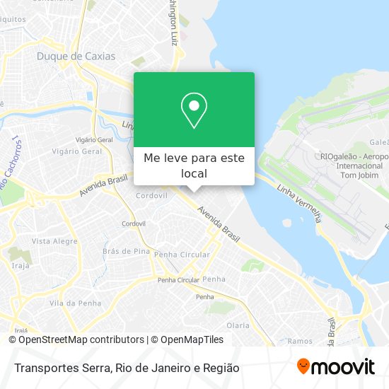Transportes Serra mapa