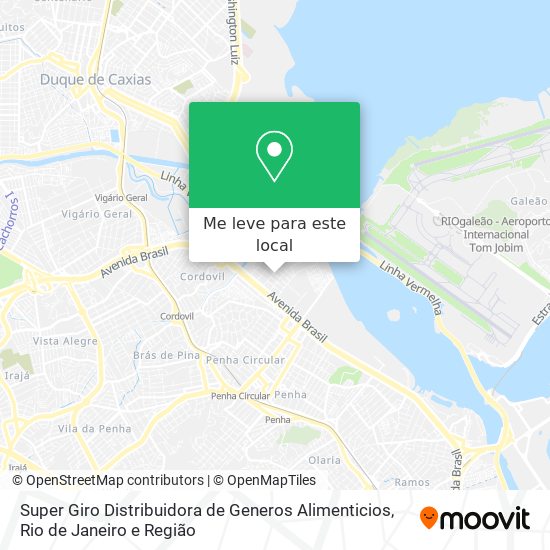 Super Giro Distribuidora de Generos Alimenticios mapa