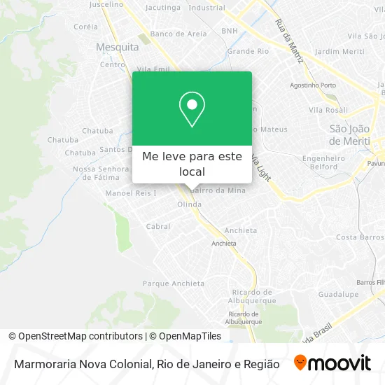 Marmoraria Nova Colonial mapa