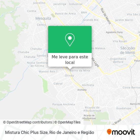 Mistura Chic Plus Size mapa