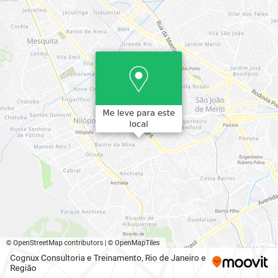 Cognux Consultoria e Treinamento mapa