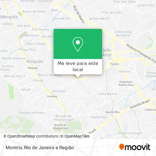 Montrix mapa